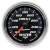 AutoMeter 6155 Cobalt 2-1/16” Water Temperature gauge, Digital Stepper Motor, ranges from 100-260° F, black face, analog, sold individually