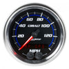 AutoMeter 6280 Cobalt 3-3/8” Speedometer, 0-140 MPH, Digital Stepper, Modern blue LED lighting, Rally Nav display, analog, sold individually