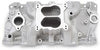 Edelbrock 7104 SBC Performer RPM Q-Jet Intake Manifold for 262-400 V8 engines, 1500-6500 RPM, Natural Finish, Spread-Bore or Square-Bore Carb