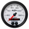 AutoMeter 7580 Phantom II 3-3/8” Speedometer, 0-140 MPH, Digital Stepper, white LED through-the-dial lighting, Rally Nav display, analog, sold individually