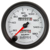 AutoMeter 7596 Phantom II 3-3/8" Speedometer, 0-160 MPH, Mechanical, LED lighting, for 5/8”-18 thread speedometer cable, analog, sold individually