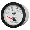 AutoMeter 7891 Phantom II 2-5/8” Voltmeter gauge, Electrical, ranges from 8-18 V, white face, LED lighting, analog, sold individually