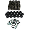 Howards Cams 98515-K33 Valve Spring and Retainer Kit, mechanical flat tappet cams, 0.520” valve lift, chromoly steel retainers, and locks