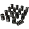 Howards Cams 98637 Electro Polished Pro-Alloy Mechanical Roller Dual Valve Springs, up to 0.700” lift, 510 lbs./in. spring rate, w/damper spring, set of 16