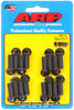 ARP 100-1110 Universal Header Bolt Kit, Black Oxide, 170,000 PSI, Hex Head, 3/8" thread, 1.000” UHL, uses 5/16” wrench, Sold as a set of 16