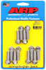 ARP 400-1111 SBC Header Bolt Kit, Stainless Steel, 180,000 PSI, Hex Head, 3/8" thread, uses 3/8" wrench, Sold as a set of 12