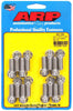 ARP 400-1204 BBC Header Bolt Kit, Stainless Steel, 180,000 PSI, 12pt Head, 3/8" thread, uses 3/8” wrench, Sold as a set of 16