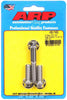 ARP 430-7402 Thermostat Housing Bolt Kit, fits Chevrolet engines, Stainless Steel, Hex Head bolts, sold as a set of 3, includes washers
