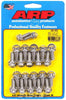 ARP 435-1803 BBC Oil Pan Bolt Kit, for 396-454 Big Block Chevy engines with an aluminum timing cover, Stainless Steel 12 Point bolts, includes washers
