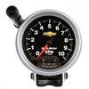 AutoMeter 880662 Chevy Gold Bowtie 3-3/4” Pedestal 10,000 RPM Tachometer, high visibility and programmable, includes mounting bracket