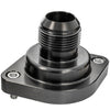 Billet Specialties BLK90900 Water Neck, GM LS-Series, Straight, Non-Swivel, O-Ring, Black Anodize Aluminum
