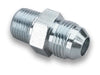 Earl’s 961603ERL AN to NPT Straight Adapter Fitting, -3 AN Male to 1/8” NPT Male, steel, nickel plated, sold individually