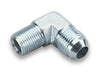 Earl’s 962203ERL AN to NPT 90 Degree Adapter Fitting, -3 AN Male to 1/8” NPT Male, steel, nickel plated, sold individually