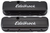 Edelbrock 4683 Signature Series Tall Valve Covers, for 396-502 Big Block Chevy engines from 1965 and later, Textured Black Finish