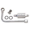 Edelbrock 8131 3/8" Hard Fuel Line with -6 B-Nut & Polished Filter (Limited Availablity While Supplies Last)