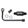 Edelbrock 81343 Fuel Line Kit, For Performer and Thunder Series carburetors Single Feed, With Filter, -6 AN Male Inlet, Black (Limited Availablity While Supplies Last)