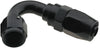 Fragola 231206-BL Black Pro-Flow Race Hose End, -6 AN Hose to Female -6 AN, Series 2000, 120-degree, aluminum, reusable, black anodized, sold individually