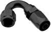 Fragola 231504-BL Black Pro-Flow Race Hose End, -4 AN Hose to Female -4 AN, Series 2000, 150-degree, aluminum, reusable, black anodized, sold individually