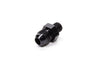 Fragola 481606-BL Black AN to NPT Straight Adapter Fitting, -6 AN Male to 1/4” NPT Male, aluminum, black anodized, sold individually