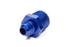 Fragola 481616 Blue AN to NPT Straight Adapter Fitting, -16 AN Male to 1” NPT Male, aluminum, blue anodized, sold individually