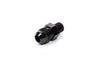 Fragola 481662-BL Black AN to NPT Straight Adapter Fitting, -6 AN Male to 1/8” NPT Male, aluminum, black anodized, sold individually