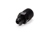 Fragola 481668-BL Black AN to NPT Straight Adapter Fitting, -6 AN Male to 1/2” NPT Male, aluminum, black anodized, sold individually