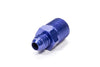 Fragola 481668 Blue AN to NPT Straight Adapter Fitting, -6 AN Male to 1/2” NPT Male, aluminum, blue anodized, sold individually