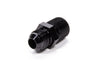 Fragola 481688-BL Black AN to NPT Straight Adapter Fitting, -8 AN Male to 1/2” NPT Male, aluminum, black anodized, sold individually