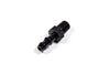 Fragola 484004-BL Black Hose Barb to NPT Straight Adapter, 1/4” Hose Barb to 1/8” NPT Male, aluminum, black anodized, sold individually