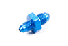 Fragola 491902 Blue AN Male Reducer Fitting, -4 AN Male to -3 AN Male, straight, aluminum, blue anodized, sold individually