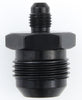 Fragola 491916-BL Black AN Male Reducer Fitting, -12 AN Male to -4 AN Male, straight, aluminum, black anodized, sold individually