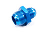 Fragola 491923 Blue AN Male Reducer Fitting, -12 AN Male to -16 AN Male, straight, aluminum, blue anodized, sold individually