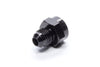 Fragola 491942-BL EFI Inverted Flare Adapter Fitting, -6 AN male to 5/8-18 female thread, Aluminum, straight, black anodized finish, sold individually