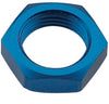 Fragola 492403 Blue AN Bulkhead Nut, -3 AN, aluminum, hex head, blue anodized, secures your bulkhead fitting, sold individually