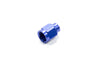 Fragola 492906 Blue AN Flare Cap, -6 AN, aluminum, hex head, blue anodized, cap off any unused -6 AN male fitting, sold individually