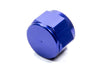 Fragola 492916 Blue AN Flare Cap, -16 AN, aluminum, hex head, blue anodized, cap off any unused -16 AN male fitting, sold individually