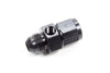 Fragola 495006-BL Black Gauge Port Adapter, -8 AN male to -8 AN Female, 1/8” NPT Female Port, aluminum, black anodized, sold individually