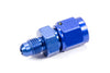 Fragola 497206 Blue AN Reducer Fitting, -6 AN Female Swivel to -4 AN Male, straight, aluminum, blue anodized, sold individually