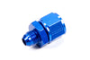 Fragola 497212 Blue AN Reducer Fitting, -12 AN Female Swivel to -8 AN Male, straight, aluminum, blue anodized, sold individually
