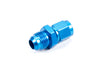 Fragola 497306 Blue AN Reducer Fitting, -6 AN Male to -4 AN Female Swivel, straight, aluminum, blue anodized, sold individually