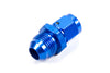 Fragola 497308 Blue AN Reducer Fitting, -8 AN Male to -6 AN Female Swivel, straight, aluminum, blue anodized, sold individually