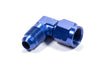 Fragola 498103 Blue -6 AN Fitting, -6 AN Male to -6 AN Female Swivel, 90 Degree, aluminum, blue anodized, sold individually