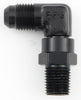 Fragola 499110-BL Black -10 AN Female Swivel to 1/2 NPT Male Fitting, 90 degree, aluminum, black anodized, sold individually