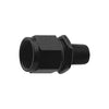 Fragola 499311-BL Black -10 AN Female Swivel to 3/8 NPT Male Fitting, straight, aluminum, black anodized, sold individually