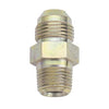  Fragola 581605 Steel AN to NPT Straight Adapter Fitting, -4 AN Male to 1/4” NPT Male, zinc coated, fitting sold individually