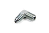 Fragola 582203 Steel AN to NPT 90 Degree Adapter Fitting, -3 AN Male to 1/8” NPT Male, cadmium coated steel, sold individually