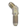 Fragola 583704 Steel AN to AN Bulkhead Fitting, -4 AN Male to -4 AN Male, 45-degree, zinc plated, anodized, sold individually