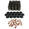 Howards Cams 98529-K31 Valve Spring and Retainer Kit, up to 0.600” valve lift, damper spring included, chromoly steel retainers, locks