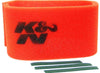K&N 25-3900 PreCleaner Air Filter Wrap, Red, Rectangular, Foam, 48 in. length, 7 in. height, 1 in. width, washable and reusable, sold individually