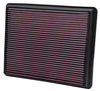 K&N 33-2129 Replacement Air Filter, 1999-2020 Chevy Suburban, Tahoe, Silverado & GMC Yukon V8s, increases horsepower and acceleration, sold individually